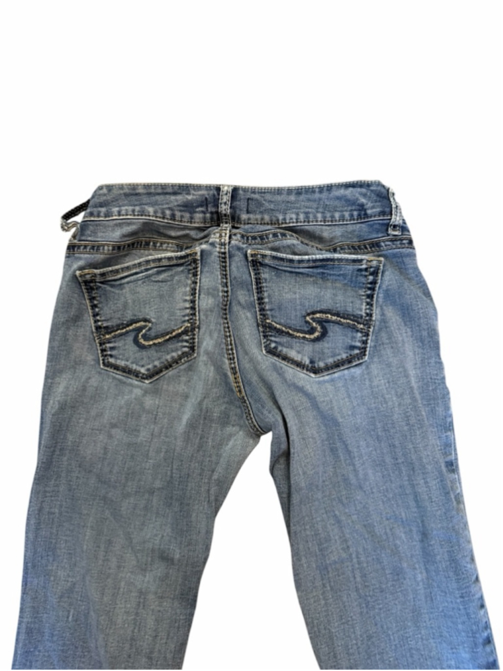 Silver Jeans Co Medium Wash Straight Leg Stretch Denim Jeans Women’s 29 - Picture 5 of 12